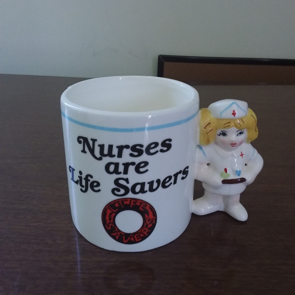 Vintage 1982 Nurse mug